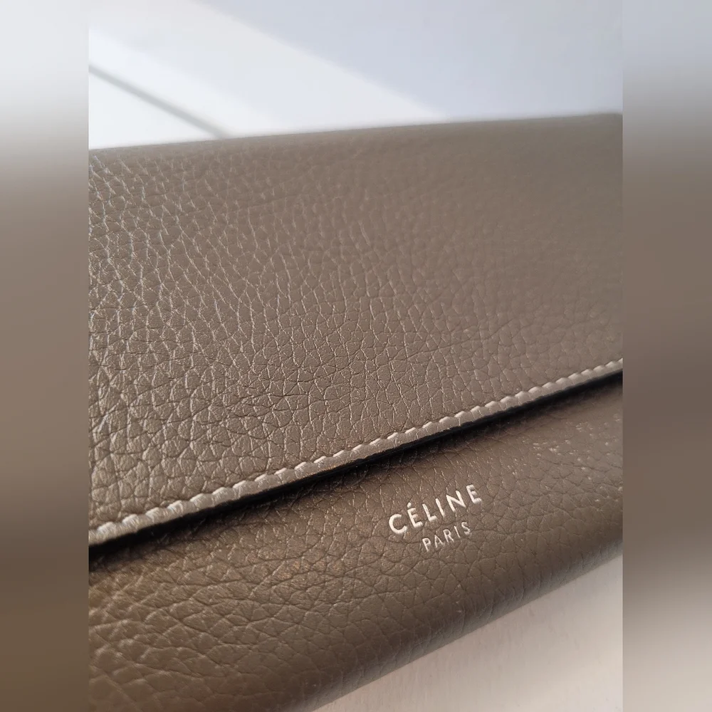 Celine Long Leather Wallet